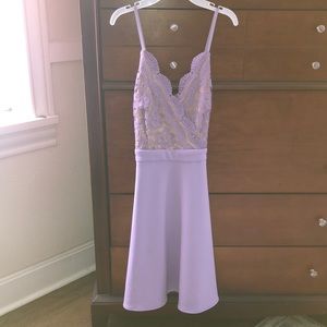 Francesca’s open back dress